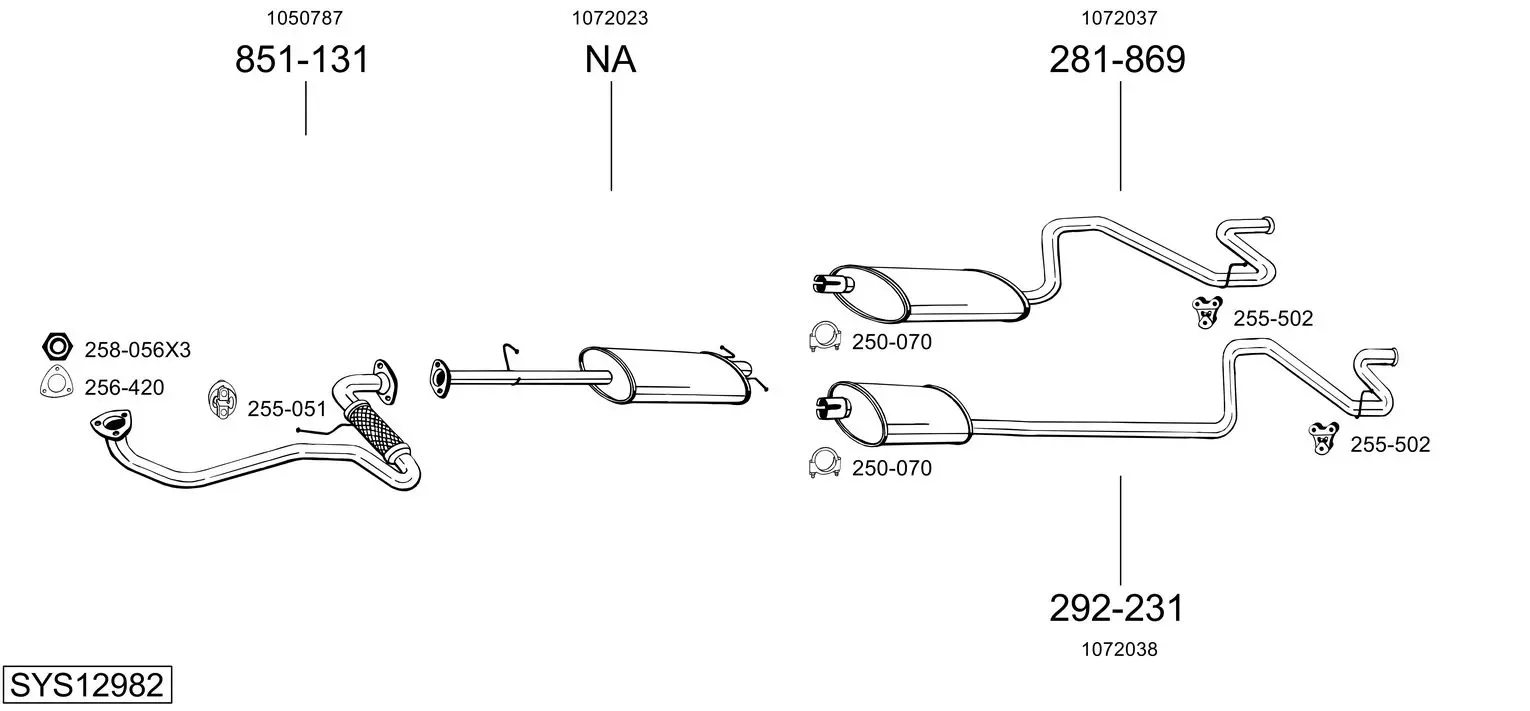 Изпускателна система BOSAL               