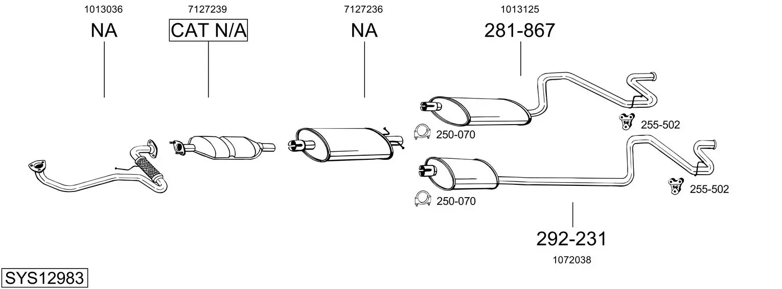 Изпускателна система BOSAL               