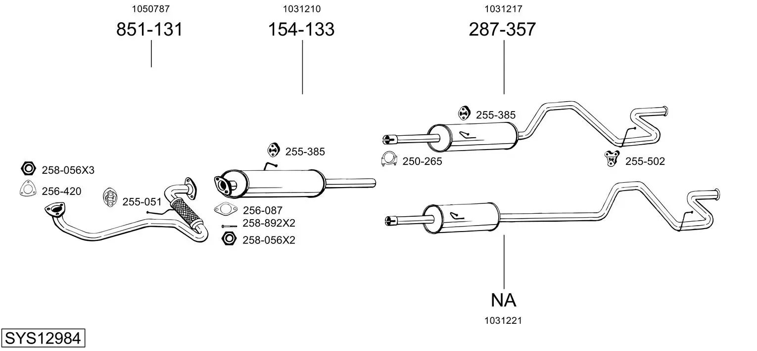 Изпускателна система BOSAL               
