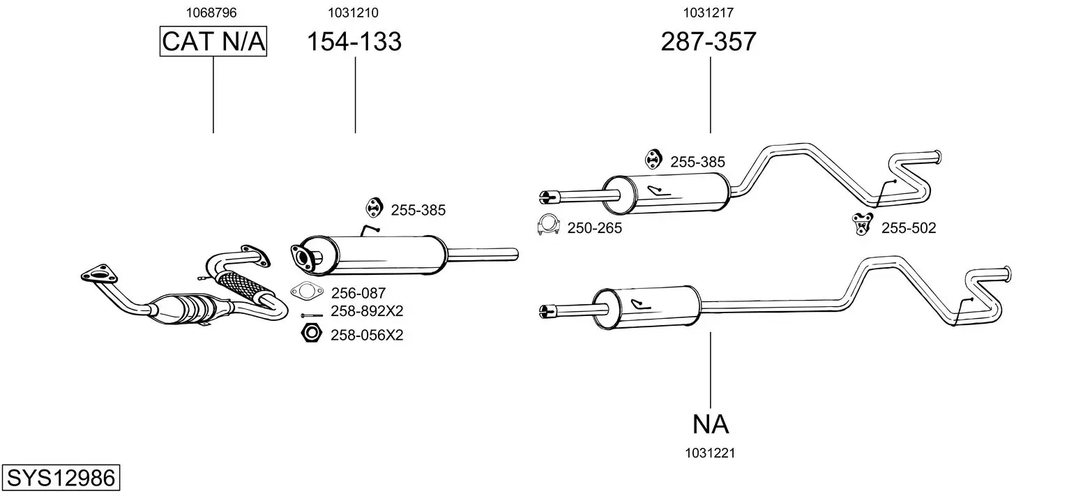 Изпускателна система BOSAL               