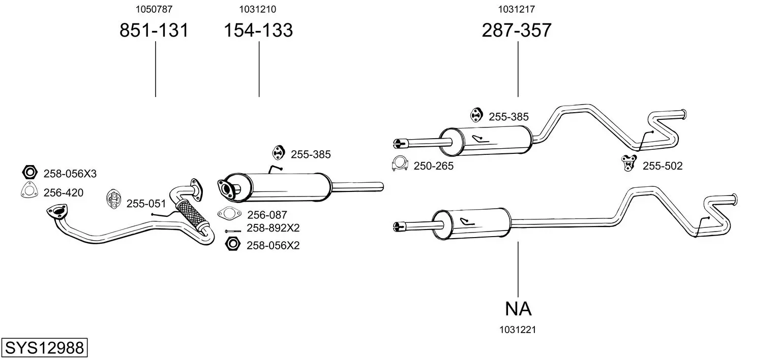 Изпускателна система BOSAL               