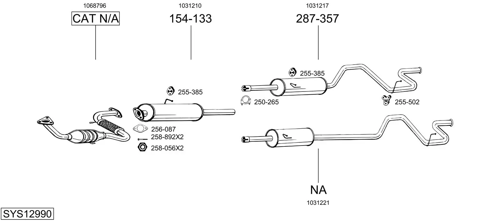 Изпускателна система BOSAL               