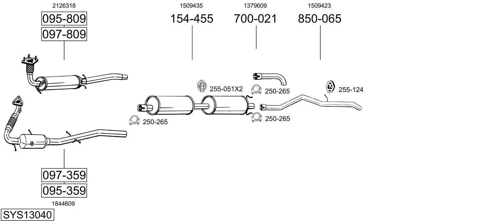 Изпускателна система BOSAL               