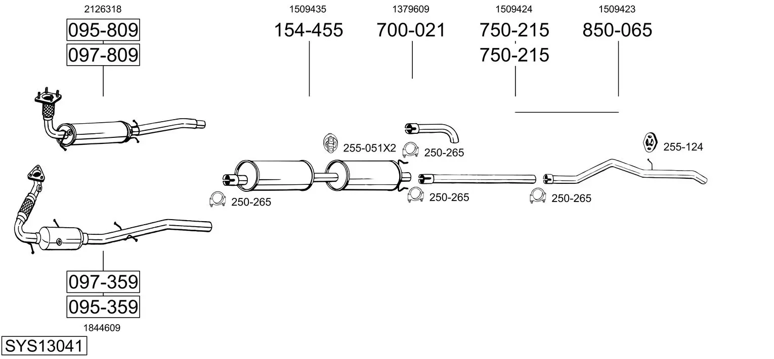Изпускателна система BOSAL               