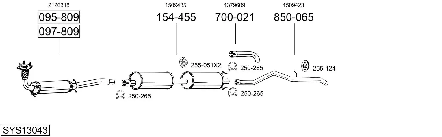 Изпускателна система BOSAL               