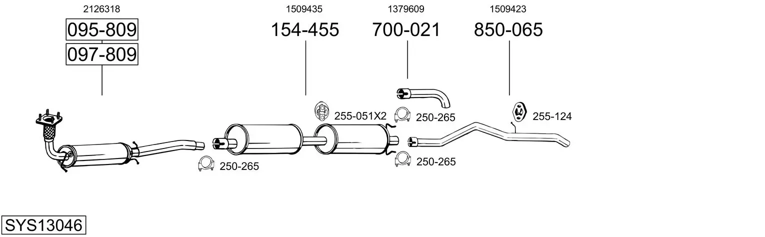 Изпускателна система BOSAL               