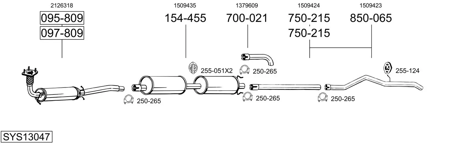 Изпускателна система BOSAL               