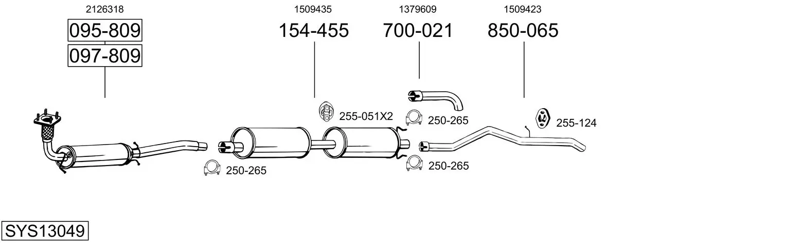 Изпускателна система BOSAL               