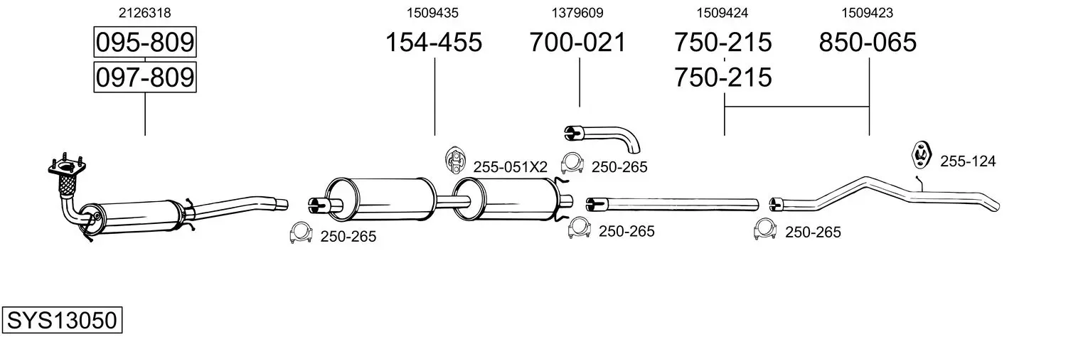 Изпускателна система BOSAL               