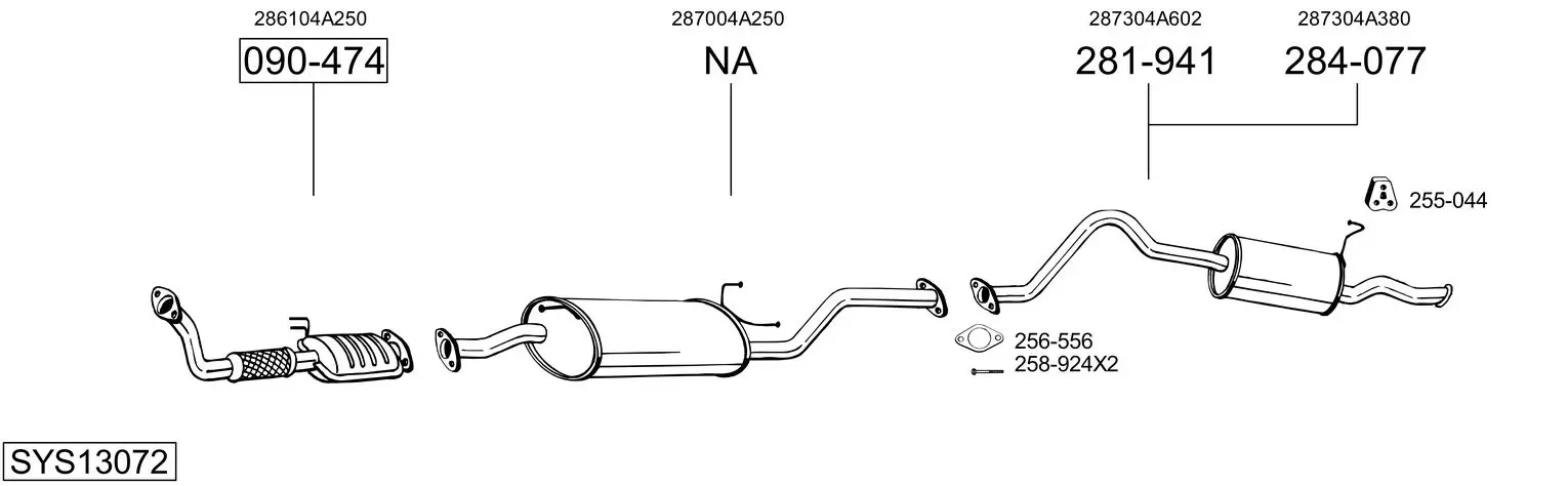Изпускателна система BOSAL               