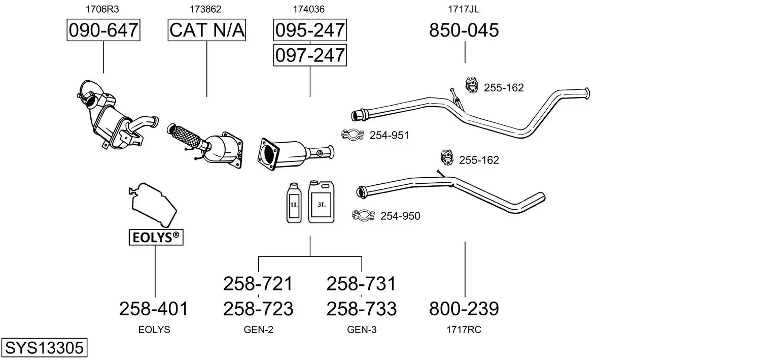 Изпускателна система BOSAL               