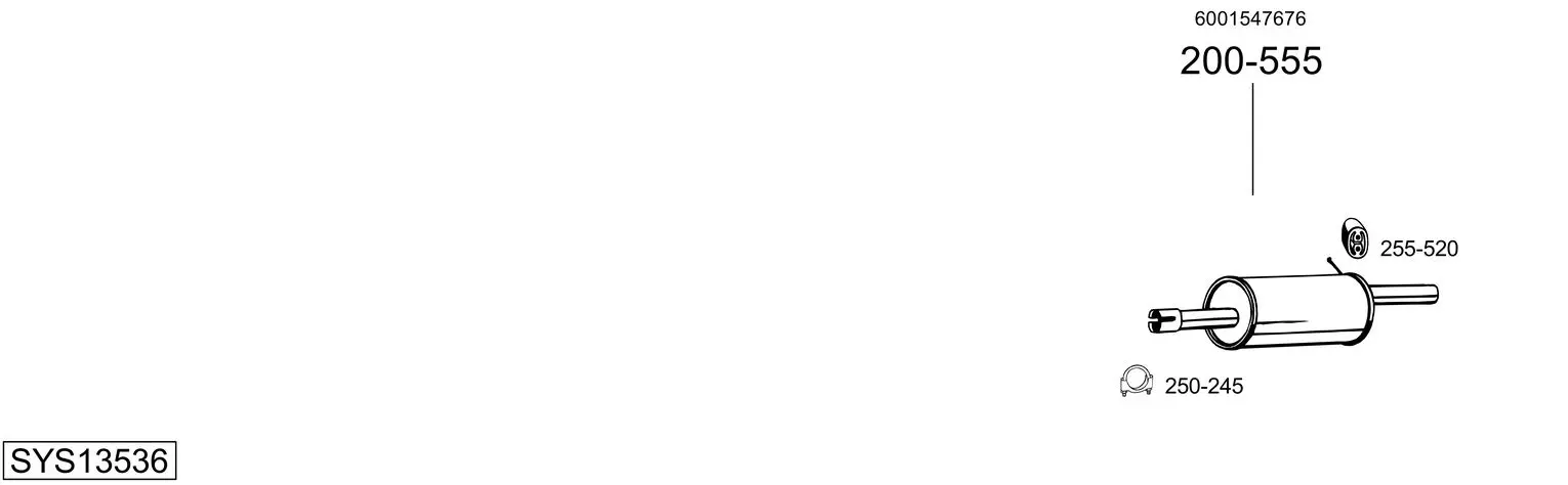 Изпускателна система BOSAL               