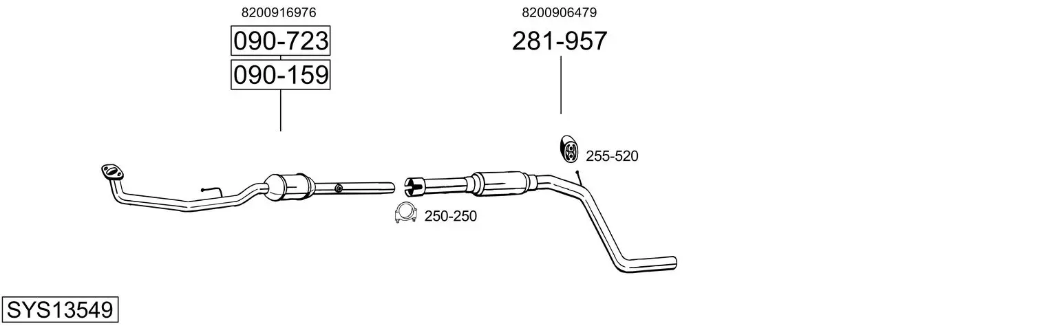 Изпускателна система BOSAL               