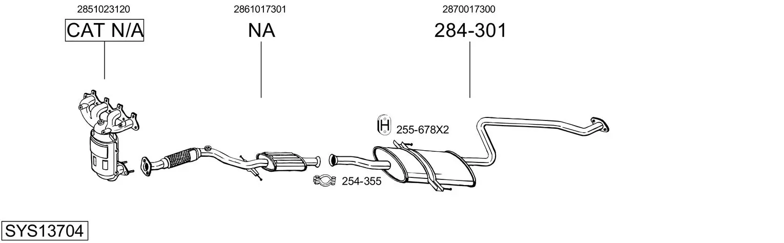 Изпускателна система BOSAL               