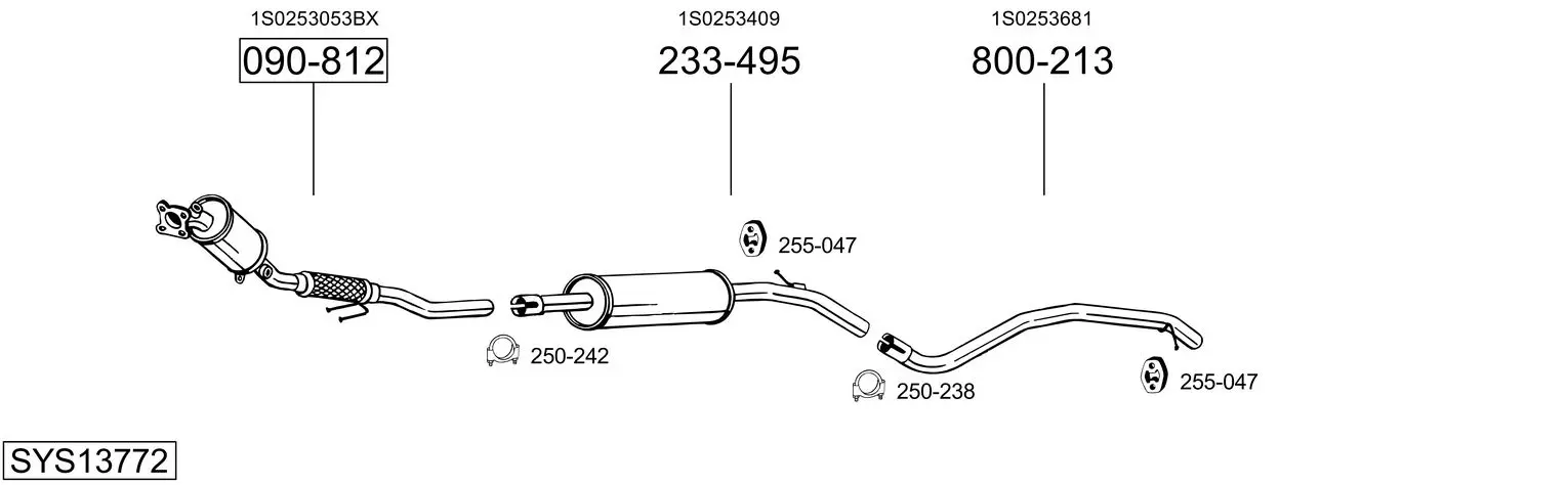 Изпускателна система BOSAL               