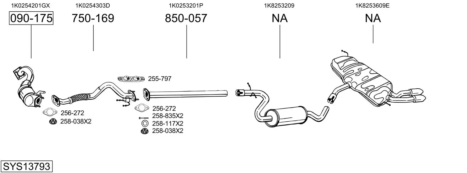Изпускателна система BOSAL               