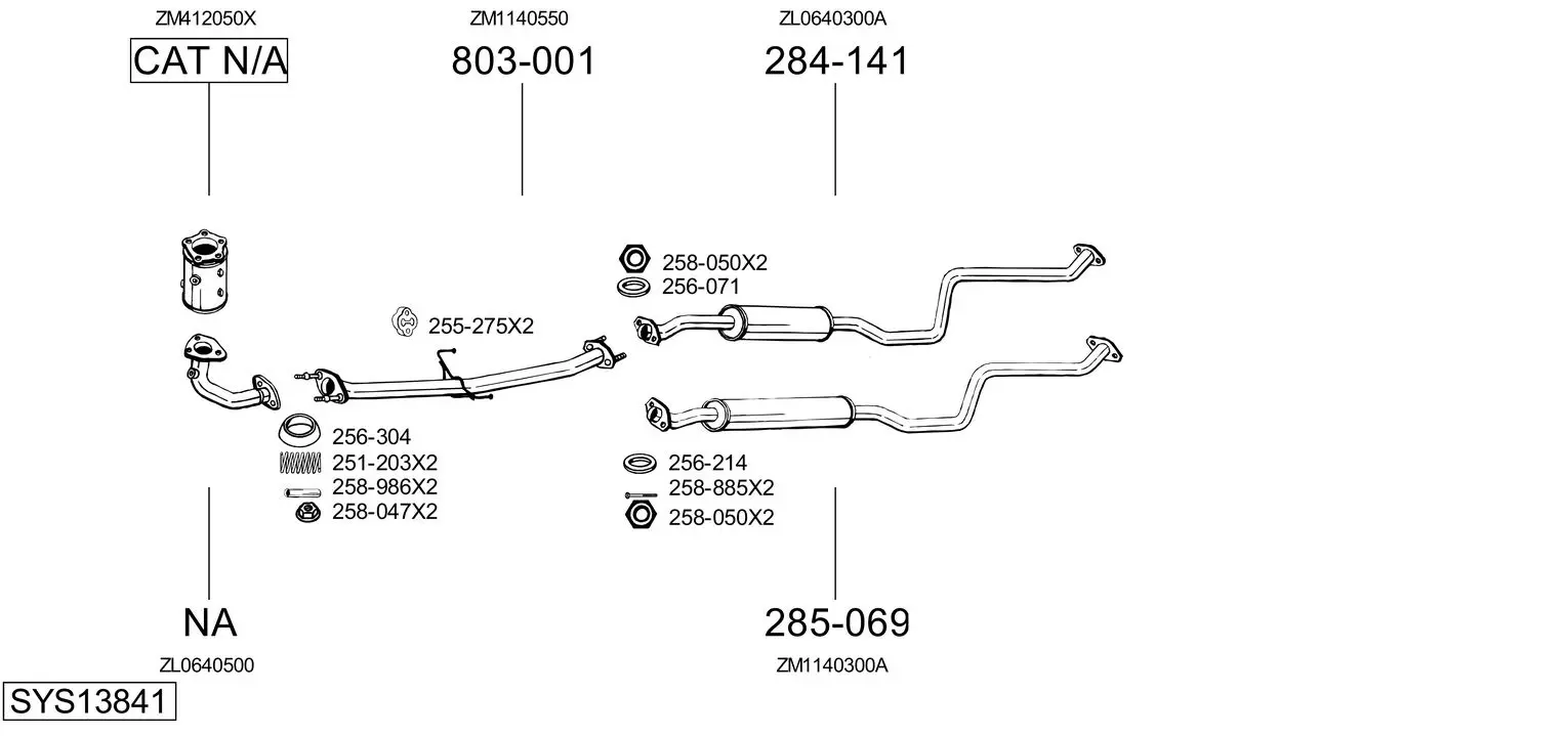 Изпускателна система BOSAL               