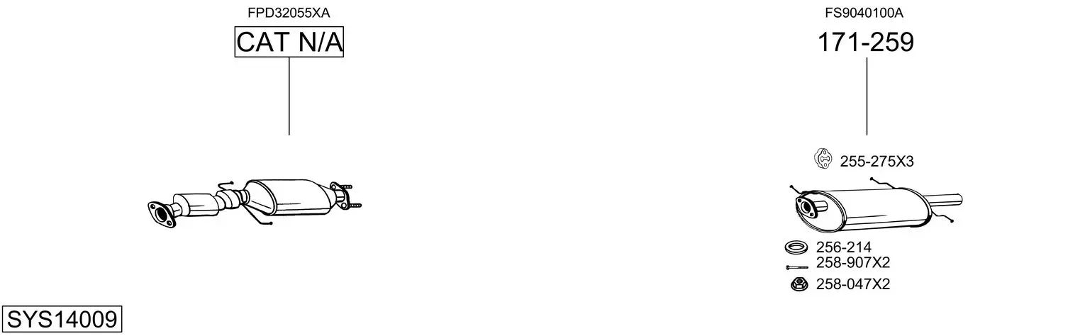 Изпускателна система BOSAL               