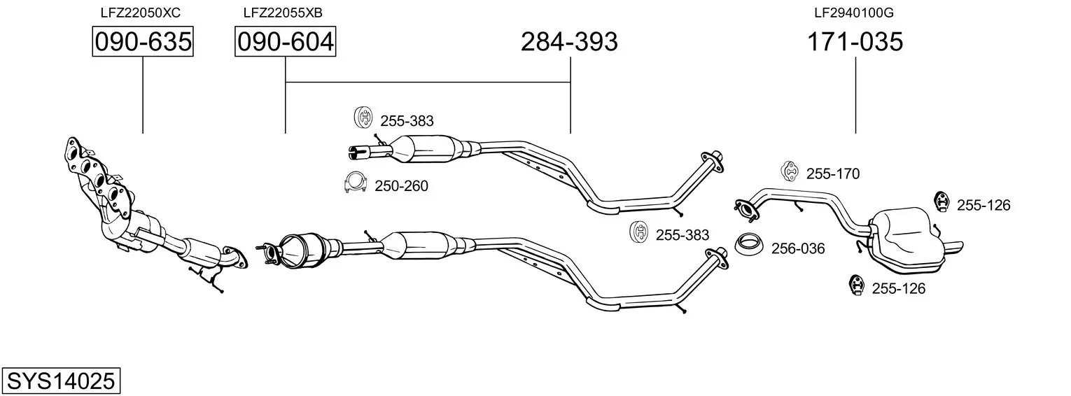 Изпускателна система BOSAL               