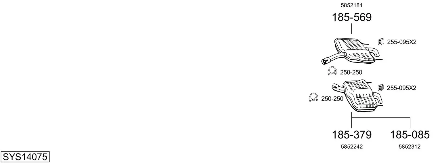 Изпускателна система BOSAL               