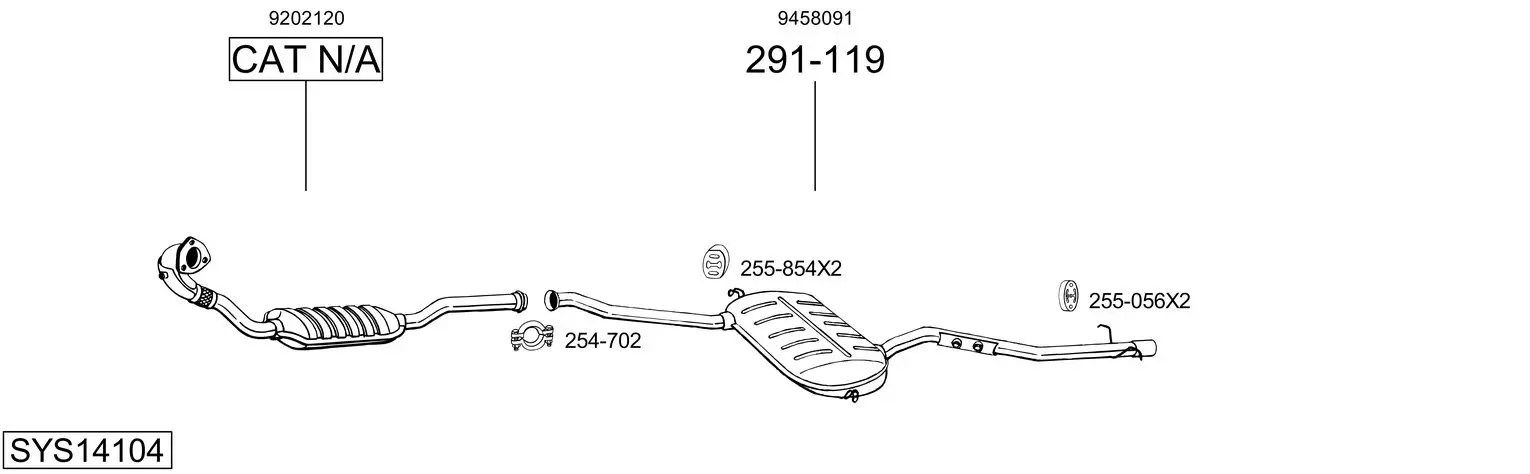 Изпускателна система BOSAL               