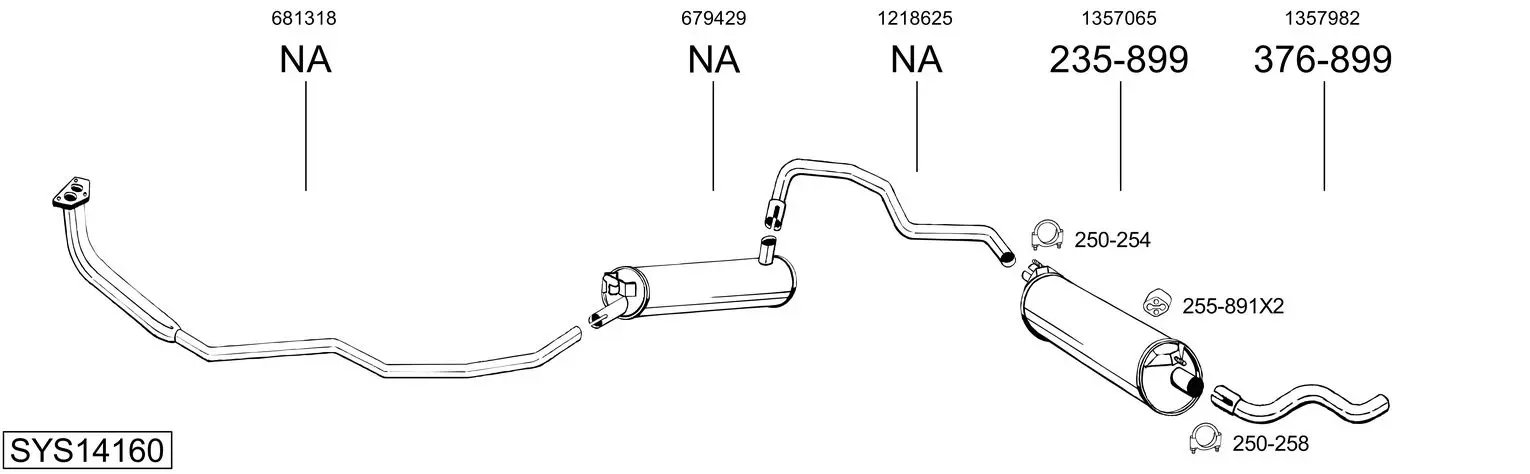 Изпускателна система BOSAL               