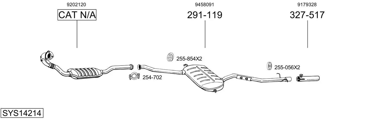 Изпускателна система BOSAL               