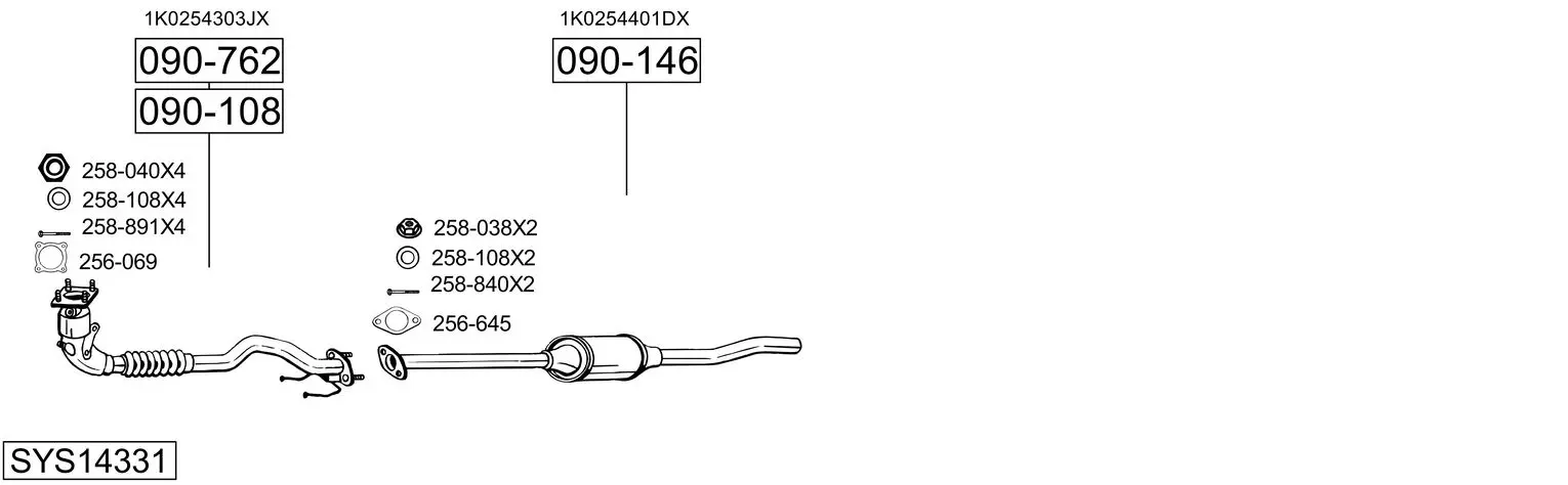 Изпускателна система BOSAL               