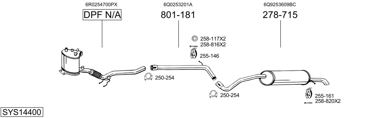 Изпускателна система BOSAL               