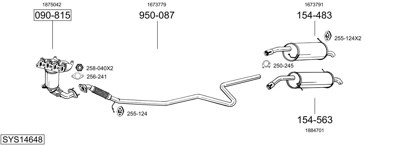 Изпускателна система BOSAL               