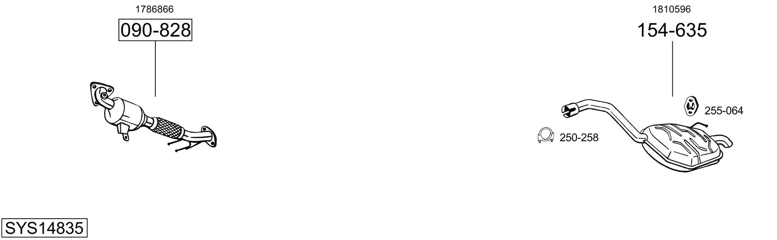 Изпускателна система BOSAL               