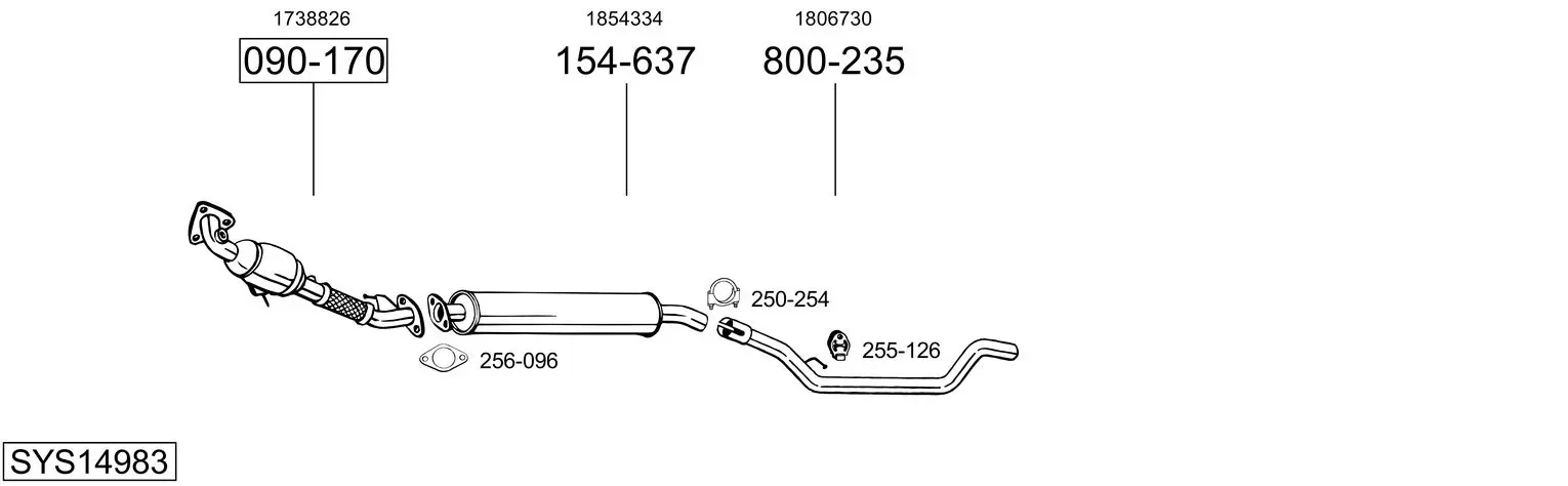 Изпускателна система BOSAL               