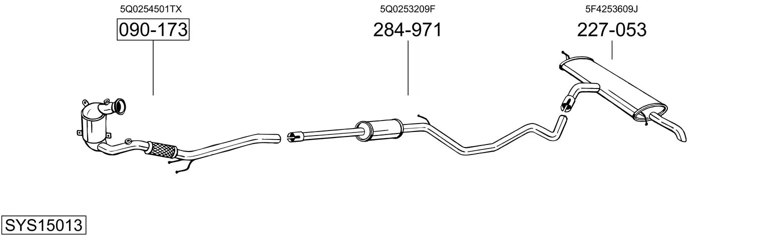 Изпускателна система BOSAL               