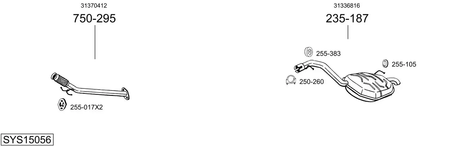 Изпускателна система BOSAL               