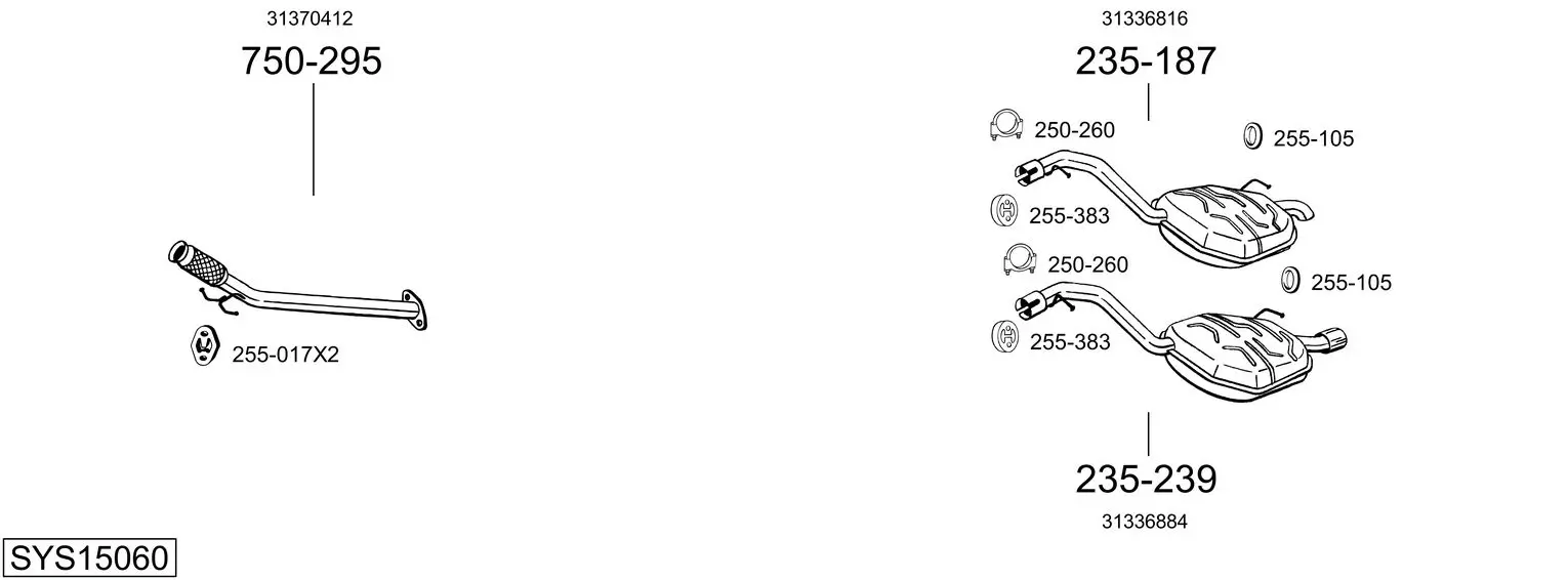 Изпускателна система BOSAL               