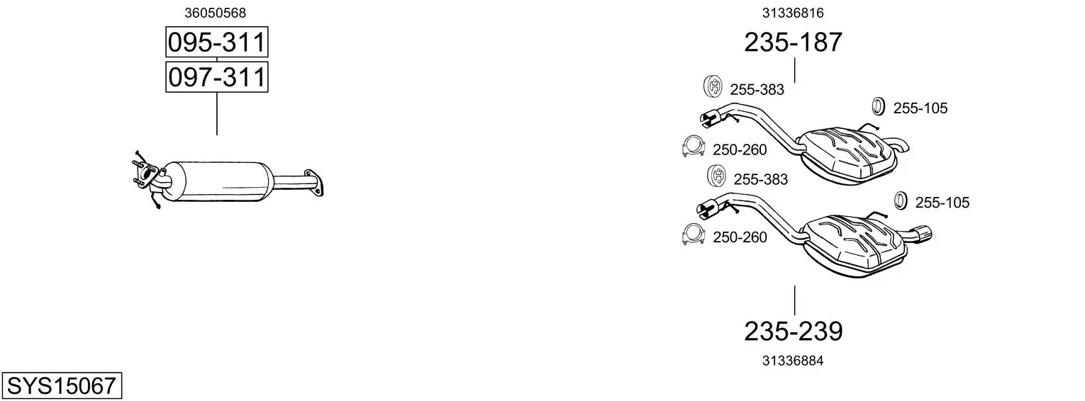 Изпускателна система BOSAL               