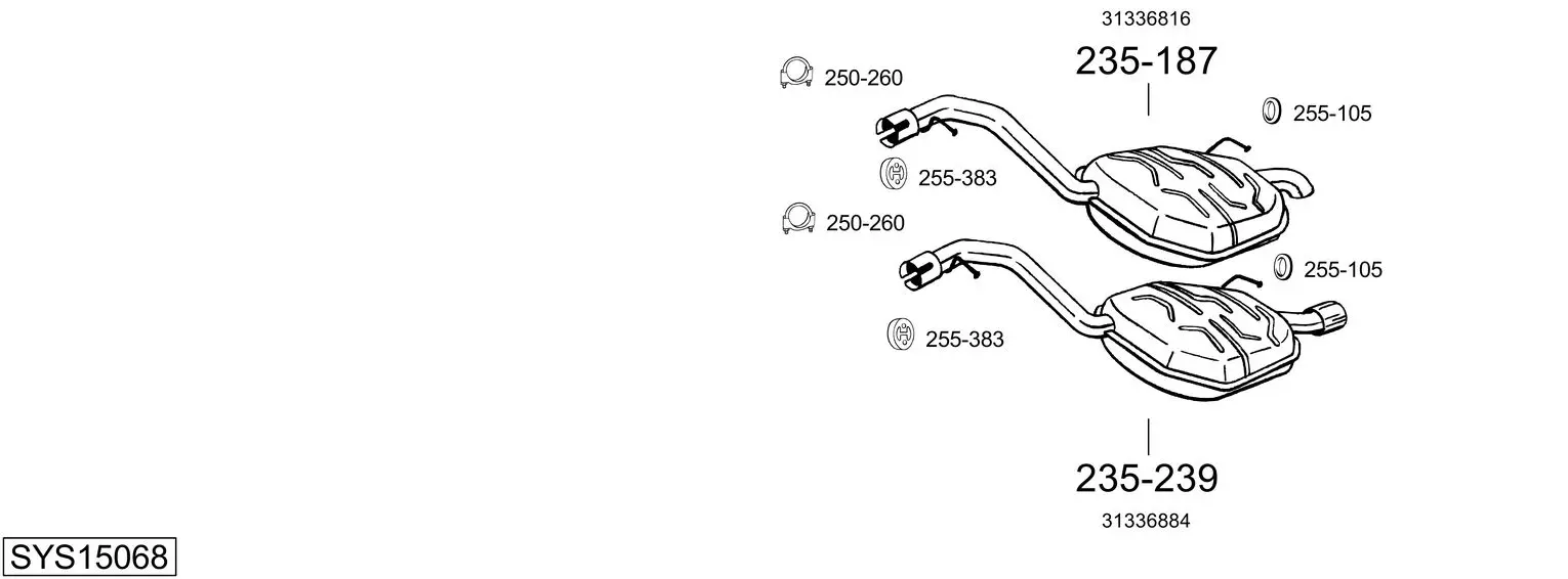 Изпускателна система BOSAL               