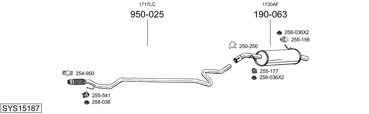 Изпускателна система BOSAL               