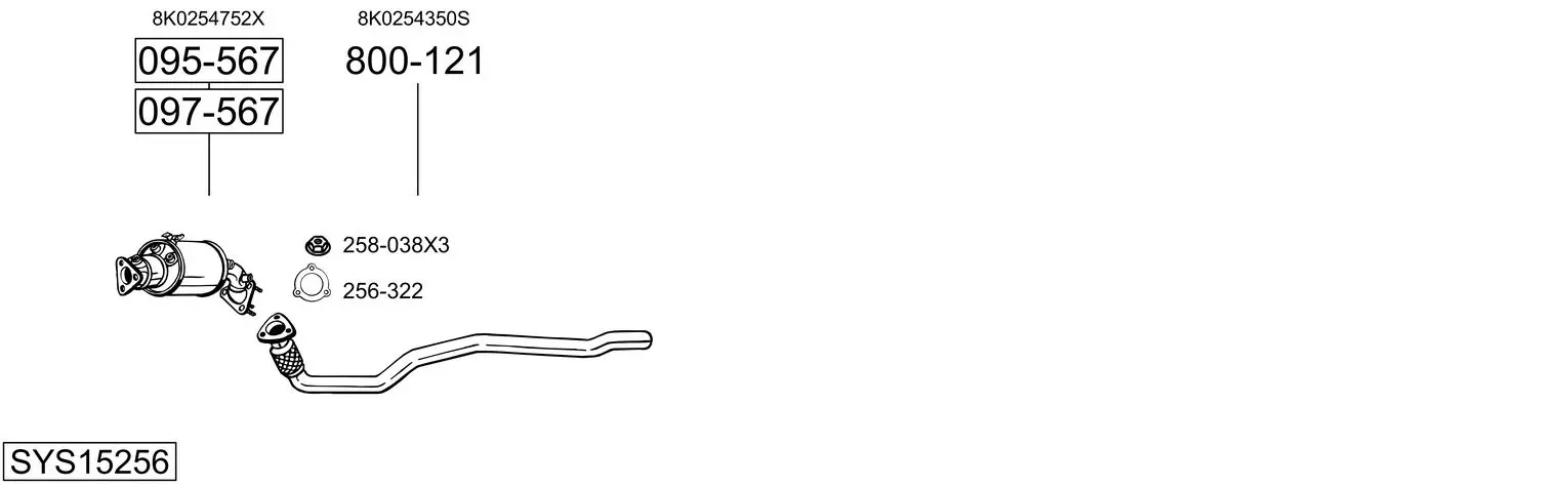 Изпускателна система BOSAL               