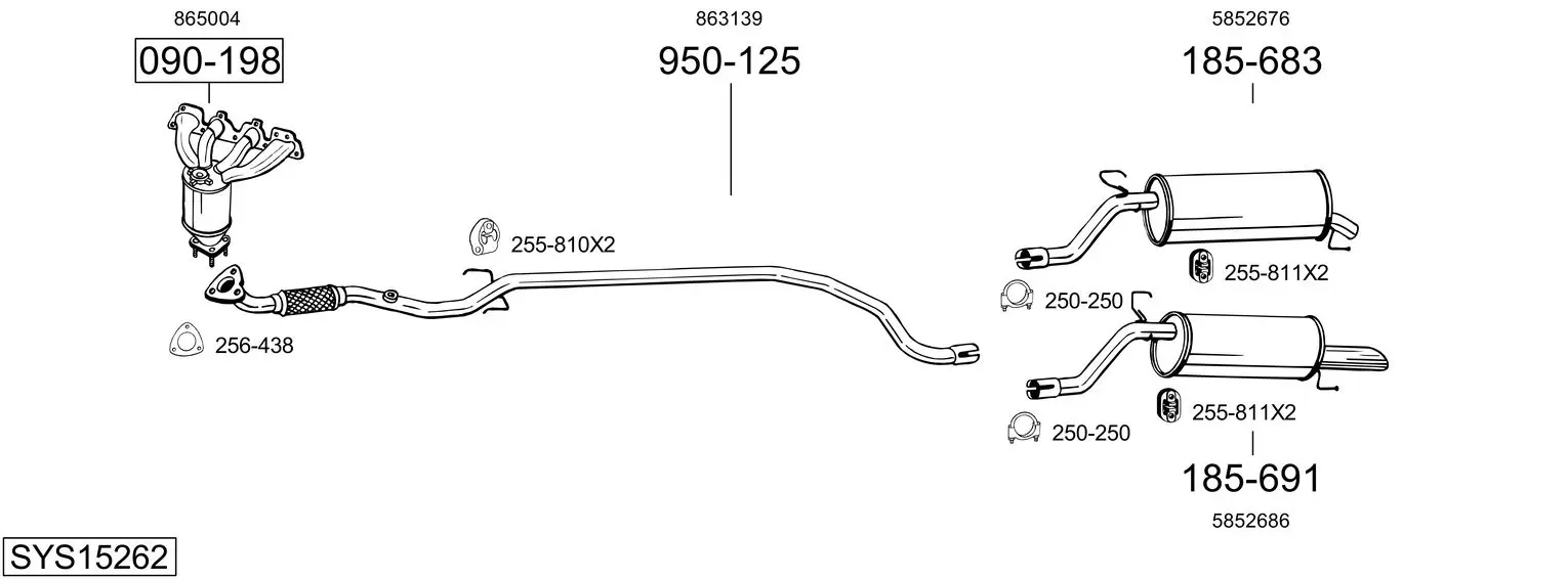 Изпускателна система BOSAL               