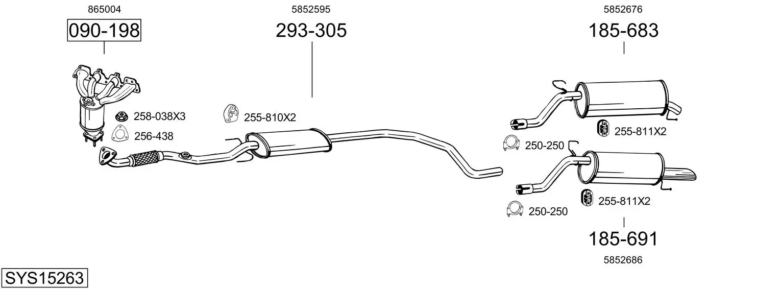 Изпускателна система BOSAL               