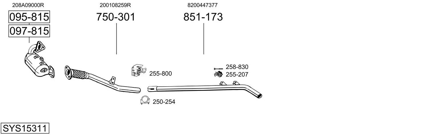 Изпускателна система BOSAL               