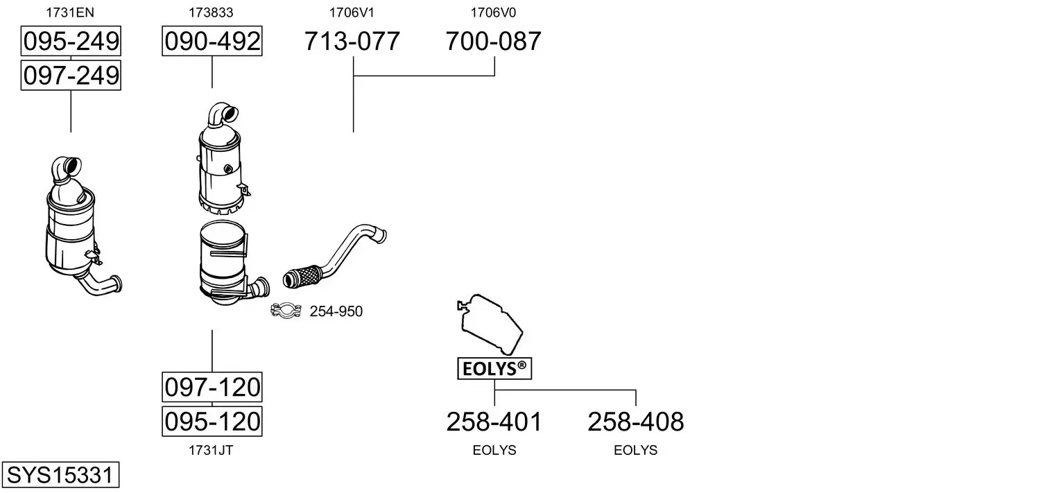 Изпускателна система BOSAL               