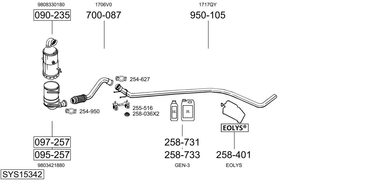 Изпускателна система BOSAL               