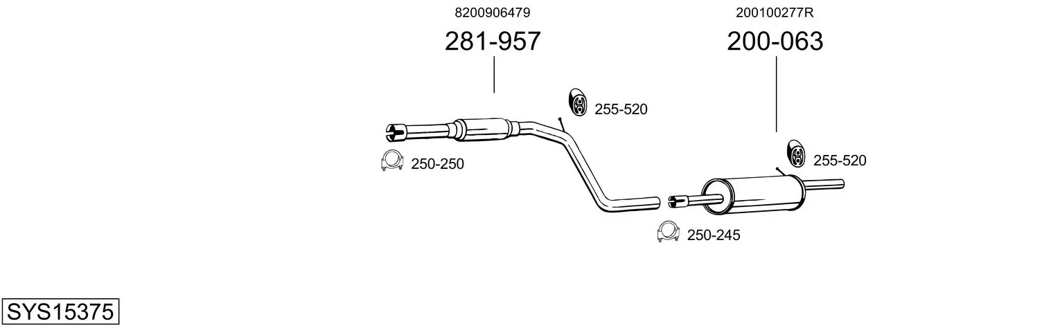 Изпускателна система BOSAL               