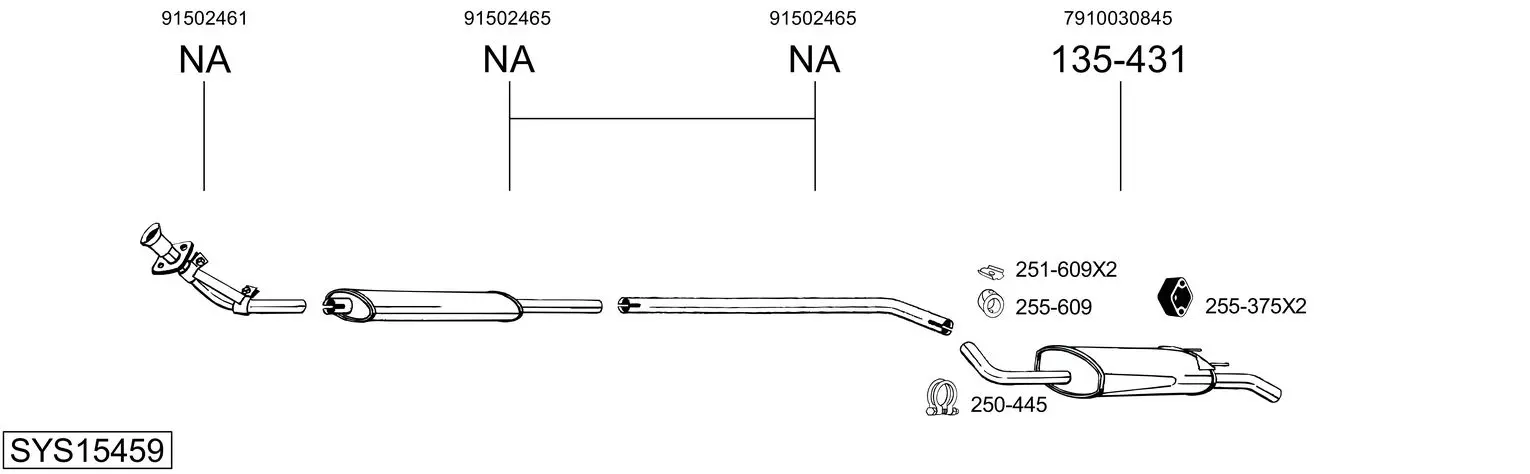 Изпускателна система BOSAL               