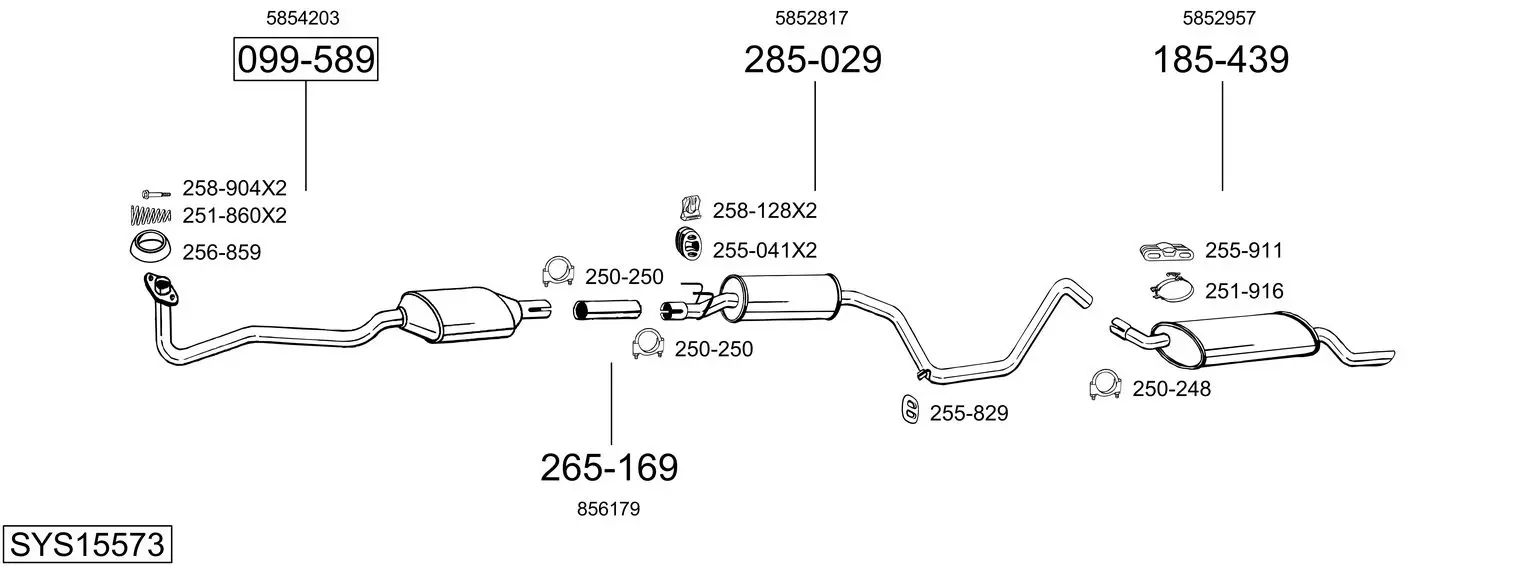 Изпускателна система BOSAL               