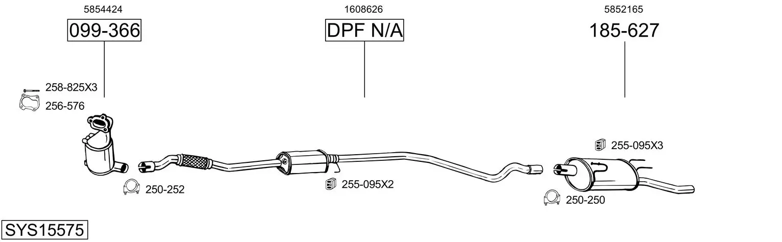 Изпускателна система BOSAL               