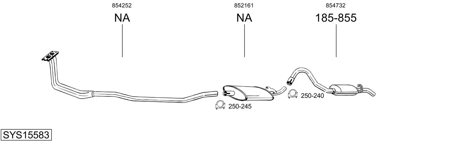 Изпускателна система BOSAL               