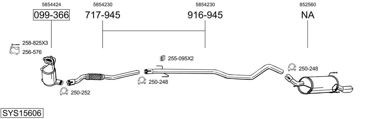 Изпускателна система BOSAL               